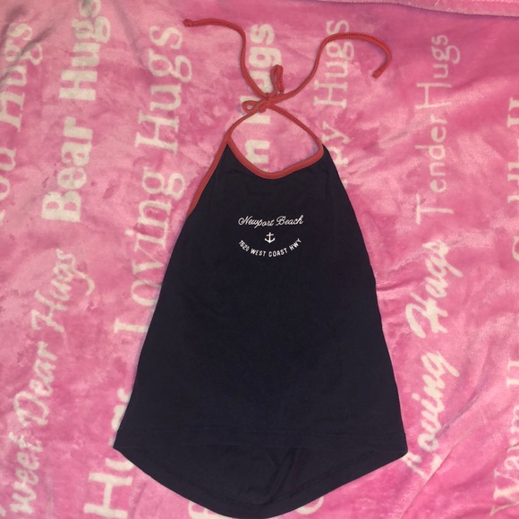 PacSun Tops - Sexy Tank Top With Open Back & Tie Around Neck